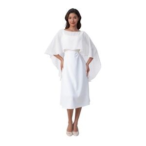 Women's Soft Chiffon Shawl Wraps Shrug For Evening Dress Wedding Cape Cover new